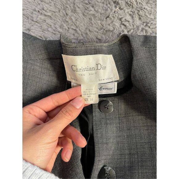 Christian Dior wool “the suit” blazer‎ jacket size 10 - Picture 3 of 9
